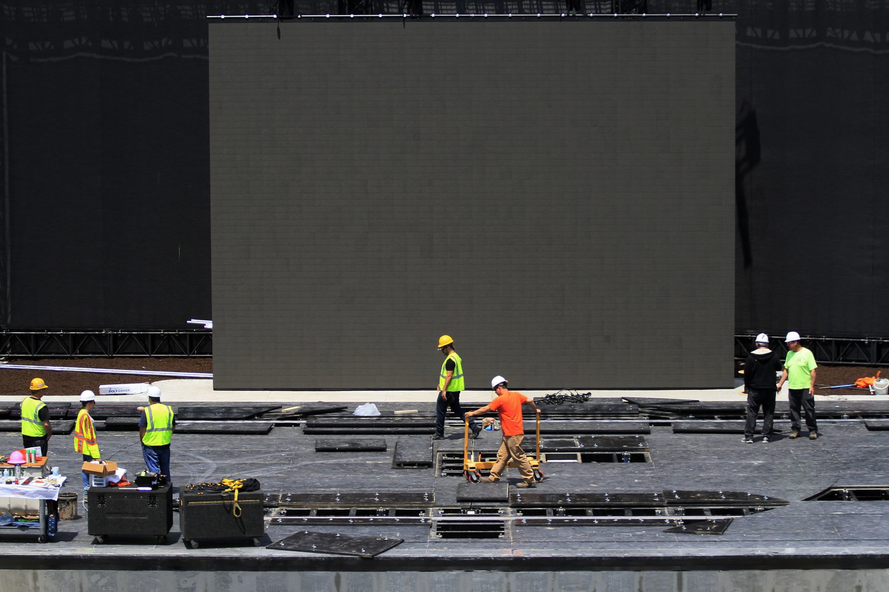 Muny stage improvements
